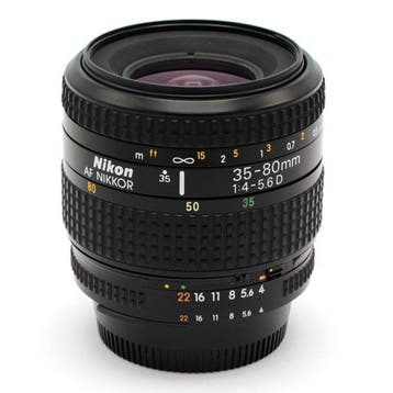Nikon AF Nikkor 35-80mm f/4-5.6D met filter | Zoomlens