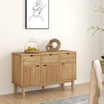 vidaXL Dressoir OTTA 114x43x73,5 cm massief grenenhout, Verzenden, Nieuw