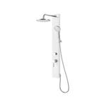 Douchepaneel Sapho Figa 105x12.5 cm met Mengkraan Wit, Doe-het-zelf en Bouw, Sanitair, Ophalen of Verzenden, Nieuw, Chroom, Kraan