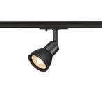 SLV 1-Fase-Rail spot PURIA zwart/glas GU10, Verzenden, Nieuw, Metaal, Trendy verlichting