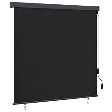 vidaXL Rolgordijn voor buiten 160x250 cm antraciet, Verzenden, Nieuw
