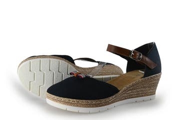 Rieker Espadrilles in maat 39 Blauw, Kleding | Dames, Schoenen, Espadrilles, Gedragen, Rieker, Verzenden