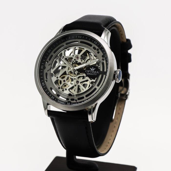 Optima - Gravity Swiss automatic - OSA475SK-SL-3 - Zonder, Handtassen en Accessoires, Horloges | Heren