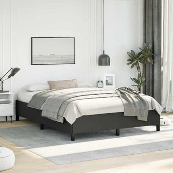 vidaXL Bedframe zonder matras zwart 152x203 cm Queen, Verzenden, Nieuw