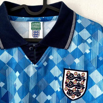 England - Coupe du Monde de Football - 1990 - Maillot de