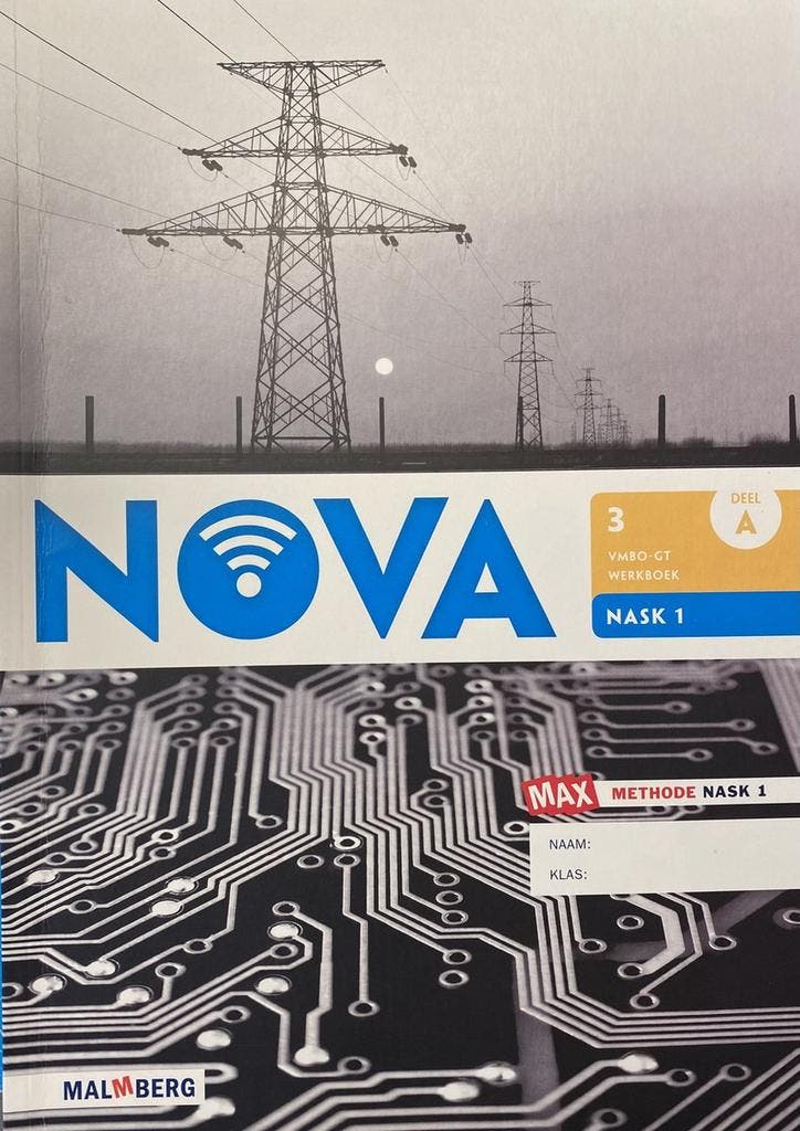 NOVA Nask 1 VMBO GT Werkboek Deel 3A 9789402058154 Malmberg, Livres, Livres scolaires, Envoi