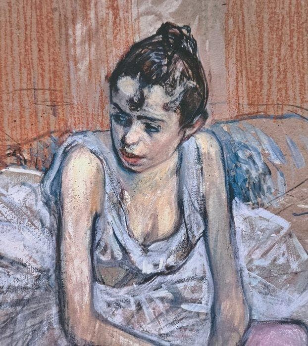 Henri de Toulouse-Lautrec (1864-1901) (after) - Danseuse, Antiquités & Art, Art | Dessins & Photographie