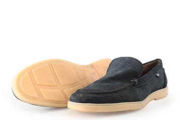 Clay Instappers in maat 44 Blauw, Kleding | Heren, Schoenen, Overige typen, Zo goed als nieuw, Clay, Verzenden