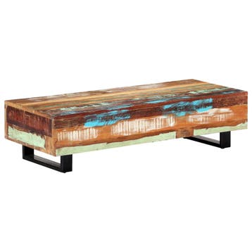 vidaXL Salontafel 120x50x30 cm massief gerecycled hout en, Verzenden