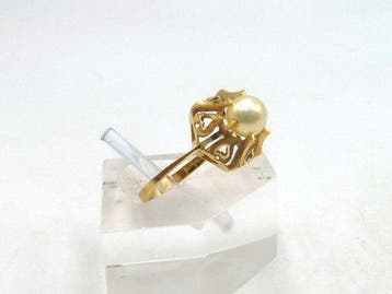 Ensemble de bijoux 2 pièces - 18 carats Or jaune Perle -