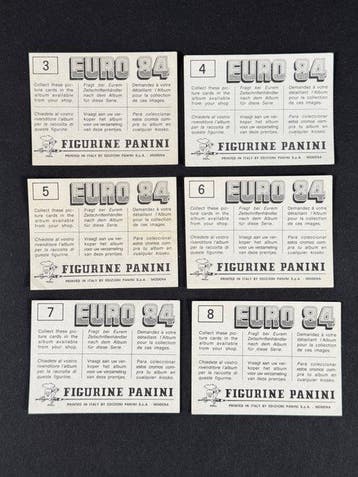 1984 Panini #3/8 Euro 84 - Champion Team - 6 Sticker -, Collections