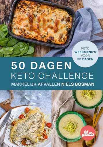 Keto 50 Dagen Challenge >> Makkelijk Afvallen >> Hardcover, Verzenden, Zo goed als nieuw, Niels Bosman