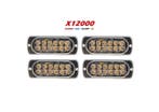 Led Flitser 4 stuks Hoog kwaliteit Ultra Dun en Super Fel 12, Autos : Pièces & Accessoires, Ophalen of Verzenden