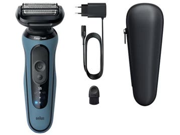 Braun 52-A1000s - Scheerapparaat - 3 kops - Blauw, Elektronische apparatuur, Verzenden, Zo goed als nieuw
