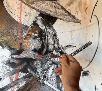GREG (1970, Spain) - Warrior Samurai — XXL — NO RESERVE -