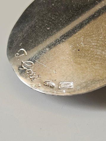 V.Nason&C., italo gori - Beeldje - Muranoglas, .925 zilver