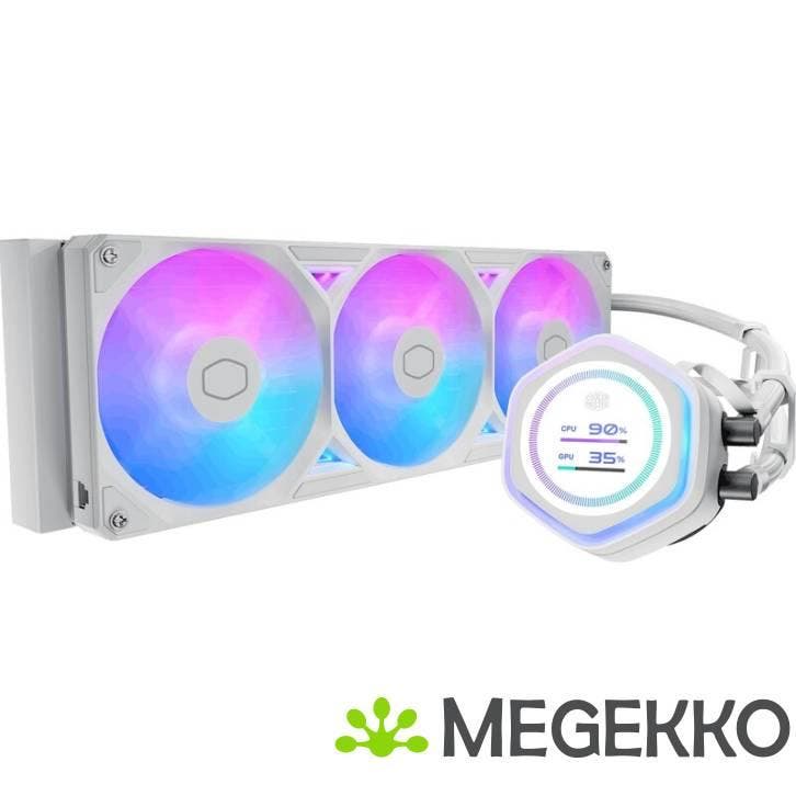 Cooler Master MasterLiquid Atmos II LCD 360 - Wit, Computers en Software, Overige Computers en Software, Nieuw, Verzenden