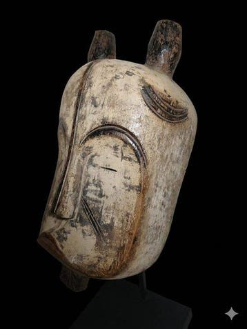Prachtig masker Fang - ngil - Giftand - Gabon (Zonder