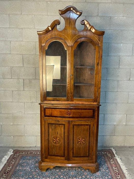 Armoire dangle - Noyer - Armoire dangle en marqueterie, Antiquités & Art, Antiquités | Autres Antiquités