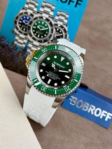 Bobroff - Tabarca Left crown Date Green - BF0002ibv-BFSTB -