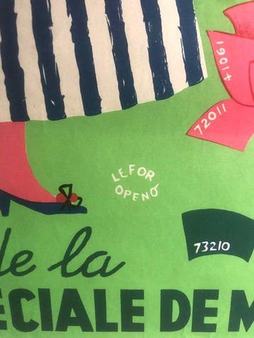 Lefor Openo - Lefor Openo - Loterie nationale - affiche, Antiek en Kunst