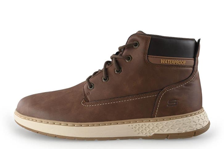Skechers Veterboots in maat 46 Bruin, Kleding | Heren, Schoenen, Bruin, Zo goed als nieuw, Boots, Verzenden