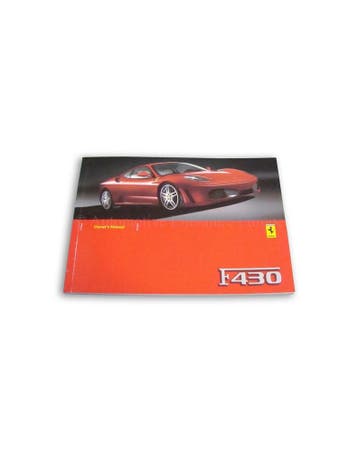 2006 FERRARI F430 INSTRUCTIEBOEKJE ENGELS, Ophalen of Verzenden