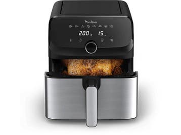 Moulinex -   Easy Fry Mega - Inox, Verzenden, Nieuw, Airfryer, 1500 gram of meer