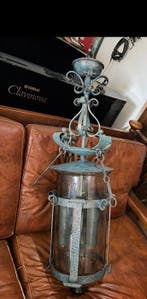 Plafondlamp - IJzer - Smeedijzeren lantaarn/Lamp