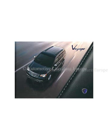 2011 LANCIA VOYAGER BROCHURE ITALIAN, Nieuw