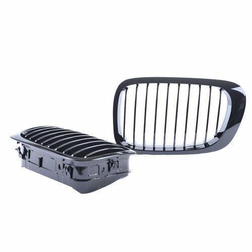 Glans Zwart Nieren BMW 3 Serie E46 Coupe/Cabrio 99-03 B1657, Auto-onderdelen, Carrosserie, Nieuw, BMW, Voor, Links, Rechts