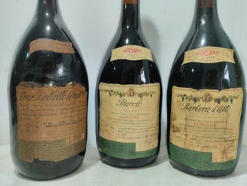 1978 Barolo, 1976 Barbera, 1967 Dolcetto - Bersano -, Verzamelen, Nieuw