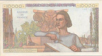 Frankrijk. - 10 000 Francs - 05/11/1953 - Fayette 50-68, Postzegels en Munten