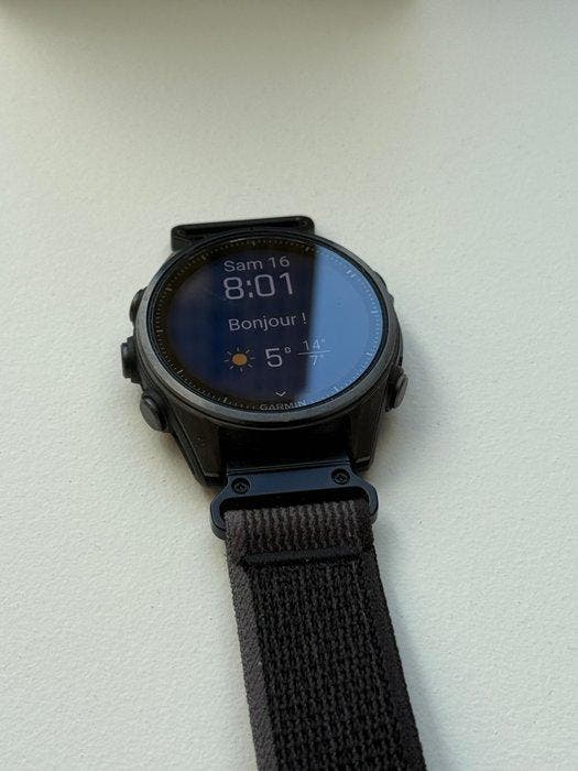 Garmin - Fenix 8 AMOLED Sapphire Titane - Unisexe - 2024, Handtassen en Accessoires, Horloges | Heren