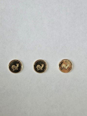 Zuid-Afrika. Krugerrand 2007, 40th Anniversary, 3 x Coins