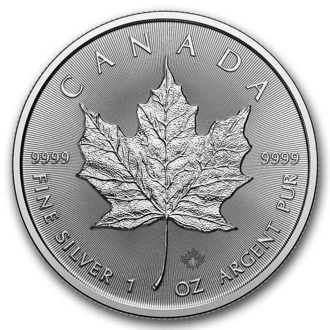 Canada. 5 Dollars 25 x 1 oz $5 CAD Canadian Silver Maple, Postzegels en Munten, Edelmetalen en Baren