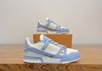 Louis Vuitton - LV Trainer Blue White - Sneakers - Maat: EU, Kleding | Heren, Schoenen, Nieuw