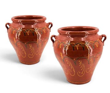Bak (2) - Terracotta - 1950-1960 - Tinajas Grandes - 33 cm