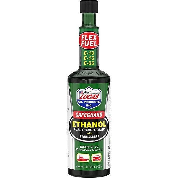 LUCAS OIL Safeguard Ethanol Fuel Conditioner 473ml (E5/E10), Auto diversen, Autogereedschap, Nieuw, Verzenden