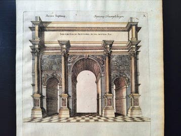 Joachim I Von Sandrart (1606-1688) - Arch of Septimus