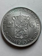 Nederland. Wilhelmina. 2 1/2 Gulden 1943 (Zonder
