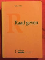 Raad geven / Humanistische bibliotheek 9789052560762, Verzenden, T. Jorna