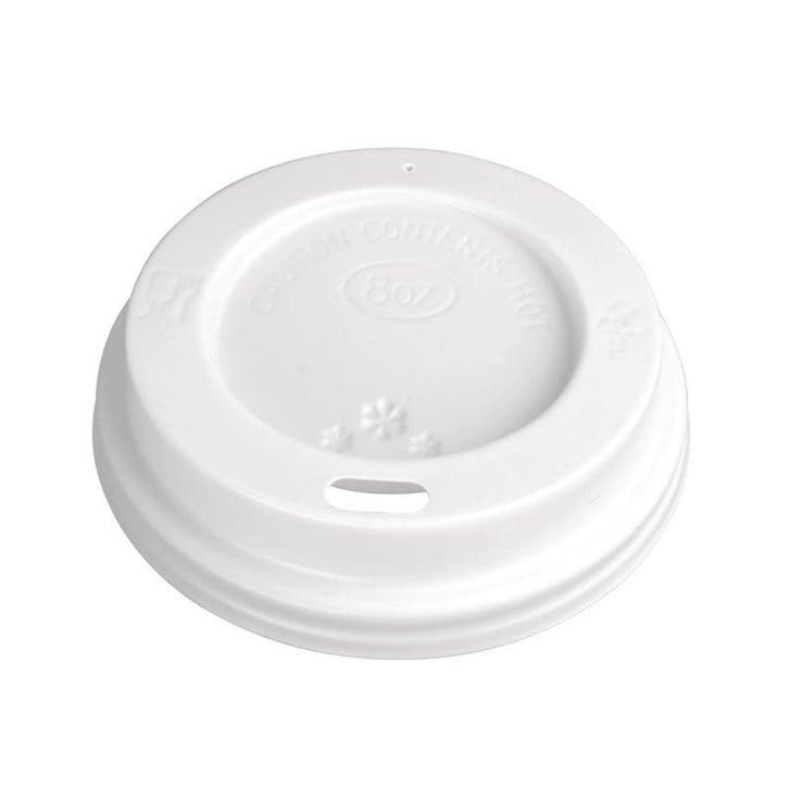 Deksels voor 23cl koffiebekers | 50 stuks | 1,6(h) x 8(Ø)cm, Zakelijke goederen, Horeca | Keukenapparatuur, Nieuw in verpakking