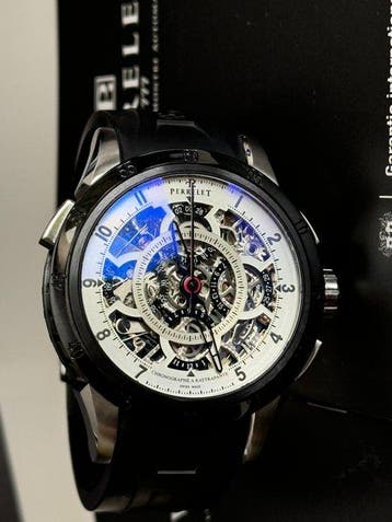 Perrelet - Split Second Chronograph Rattrapante - A1043 -, Nieuw