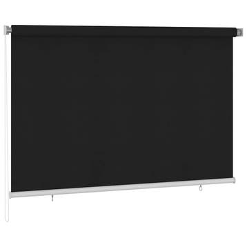 vidaXL Rolgordijn voor buiten 225(B)x140(H) cm zwart, Verzenden
