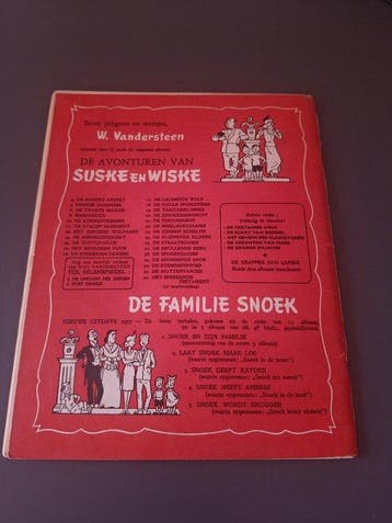 Suske en Wiske 31 - De mottenvanger - 1 Comic - 1957/1957, Boeken, Stripverhalen, Nieuw