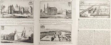 Jacob Le Roy (1633–1719) - Set of 3: Castles of Louvain, Nieuw