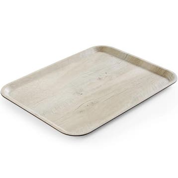 Dienblad | Melamine | Houtlook | Antislip | Stapelbaar |, Verzenden, Nieuw in verpakking