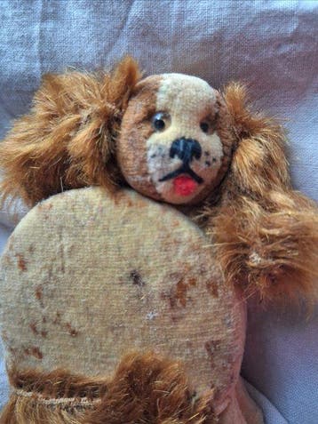 Schuco - Speelgoed poederdoos hond - 1920-1930 - Europa