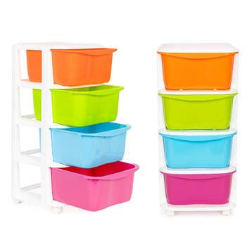 Organizer 4 lades 77cm | -48% Retour deal | Snel weg!, Huis en Inrichting, Verzenden, Zo goed als nieuw